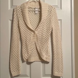 Cream Charlotte Russe Cardigan